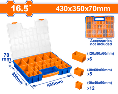Hộp đựng linh kiện Wadfow WTB1611