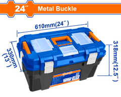 Hộp nhựa đựng dụng cụ 24 inch Wodfow WTB3324 (khóa kim loại)