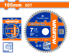 Lưỡi Cưa Gỗ TCT 185mmx60T WADFOW WTC1K03