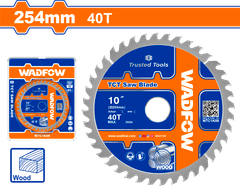 Lưỡi Cưa Gỗ TCT 254mmx40T WADFOW WTC1K09