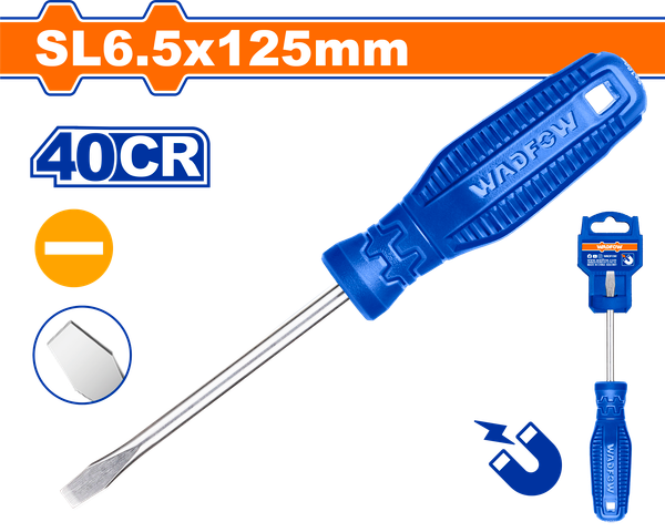 Tua vít dẹp SL6.5x125mm Wadfow WSD3265