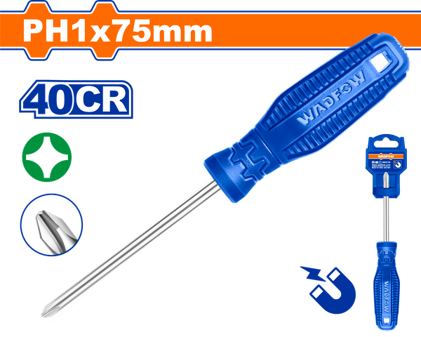 Tua vít bake PH1x75mm Wadfow WSD4213