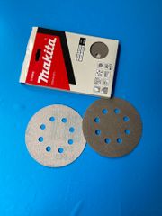 GIẤY CHÀ NHÁM(8 LỖ/CỠ HẠT 240/125MM)(10CÁI) Makita D-65888
