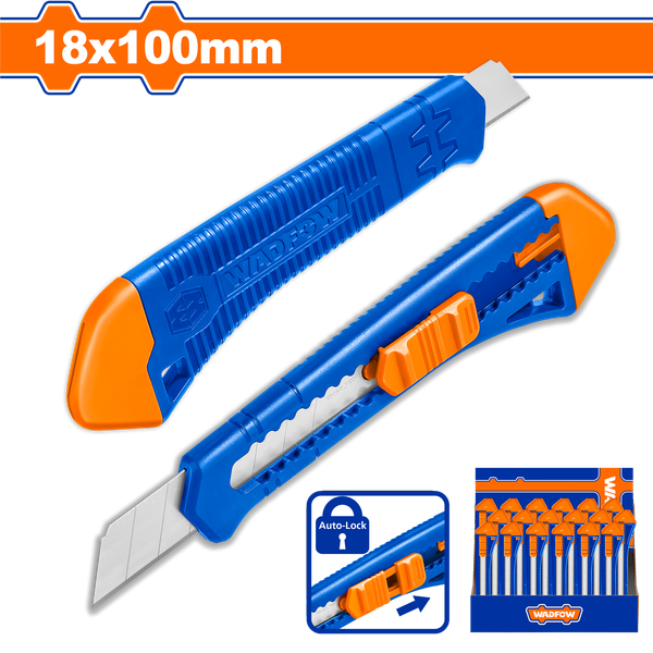 Dao rọc giấy 18x100mm Wadfow WSK2913