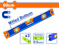 Thước Thủy Nam Châm Mạnh 60cm WADFOW WSL3G60