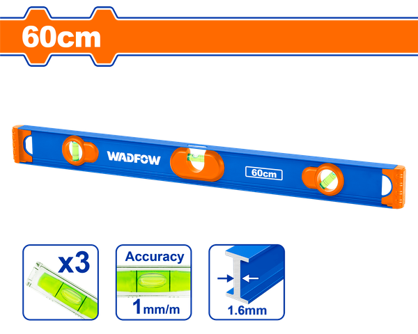 Thước thủy I- Beam 60cm WADFOW WSL5G060