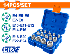 Bộ 14 Đầu Tuýp Loại E WADFOW WST3D14