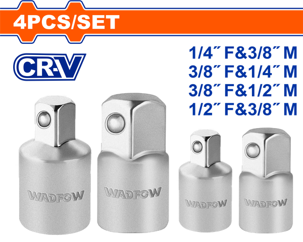 Bộ 4 Đầu Tuýp Chuyển Đổi WADFOW WST9604