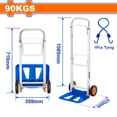 Xe Đẩy Tay Có Thể Gập Lại 90kg WADFOW WWB9A09