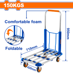 Xe Đẩy Tay Có Thể Gập Lại 150kg WADFOW WWB9A15