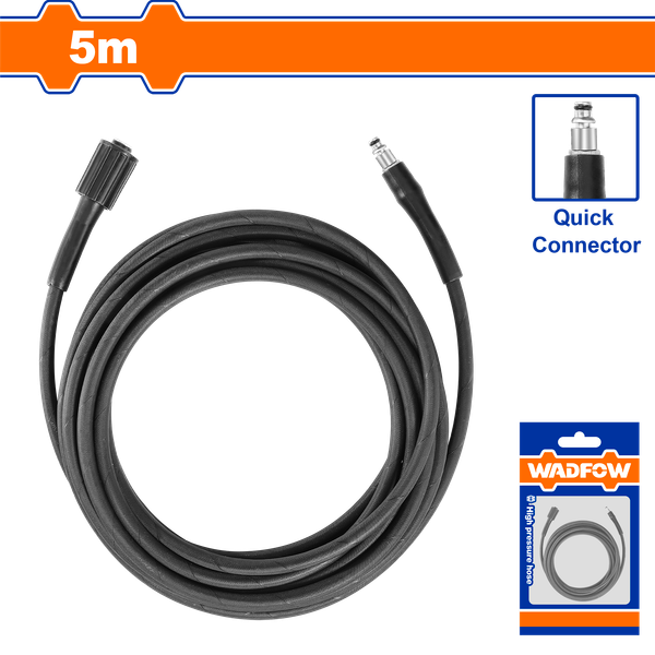 Dây Xịt Rửa Cao áp 5m (Đầu Nối Nhanh) WADFOW WXN3915