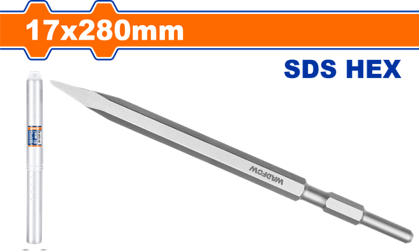 Mũi Đục Nhọn Đuôi Lục Giác 17x280mm WADFOW WGZ1205