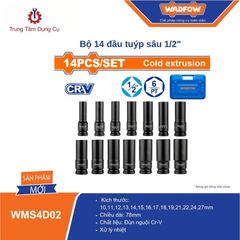 Bộ 14 đầu tuýp sâu 1/2