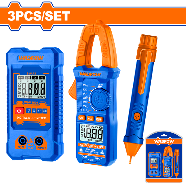 Bộ 3 món dụng cụ đo điện AC Wadfow WDM94011