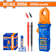 Đồng hồ kẹp DC/AC 200A 2000 số đếm WADFOW WDM65015