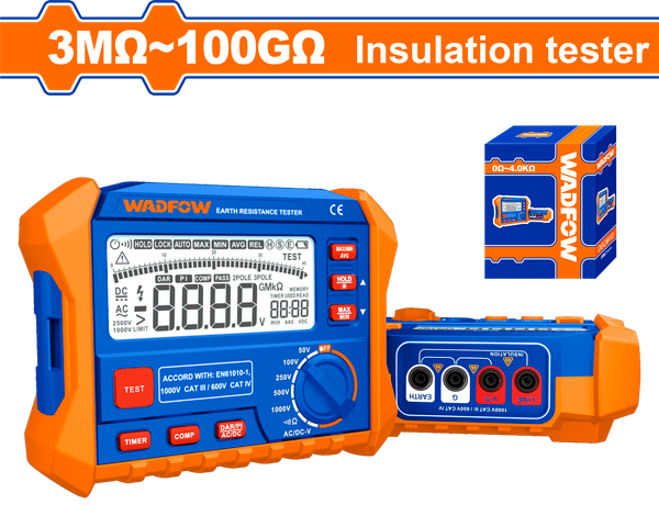 Đồng hồ đo điện trở cách điện WADFOW WDM9508