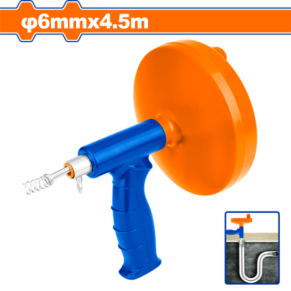 Dụng cụ thông tắc đường ống 6mmx4.5M Wadfow WDD3345
