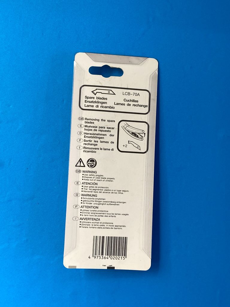 Dao cắt nhựa, phocmica Tajima LC-701