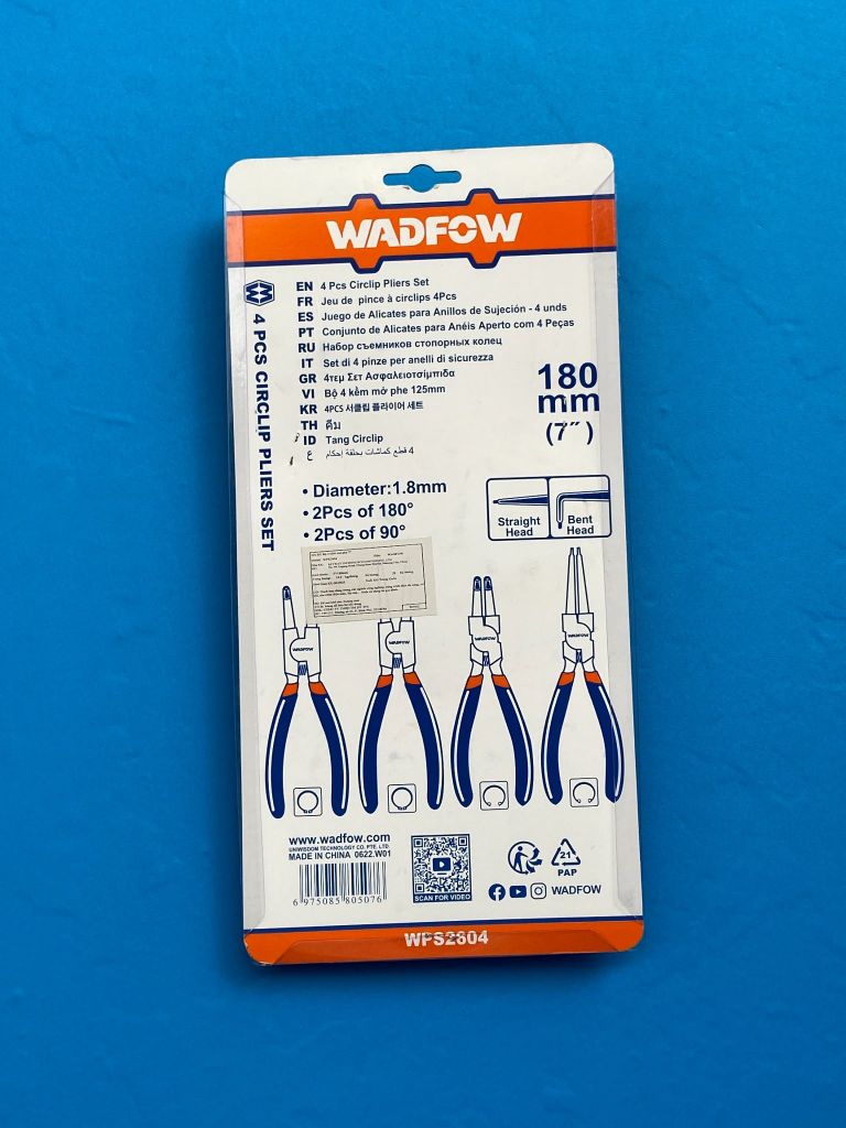 Bộ 3 Kìm cao cấp WADFOW WPS0613