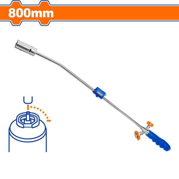 Đầu khò gas nối dài 800mm WADFOW WFG5602