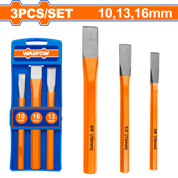 Bộ đục đột sắt Wadfow WCC8303 có 3 chi tiết