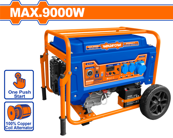 Máy phát điện chạy xăng 9KW Wadfow WGEAA11