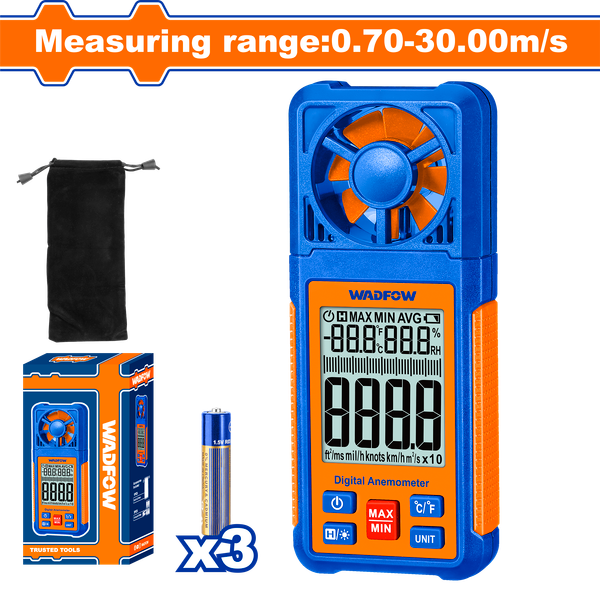 Máy đo lưu lượng gió Wadfow WGY3501