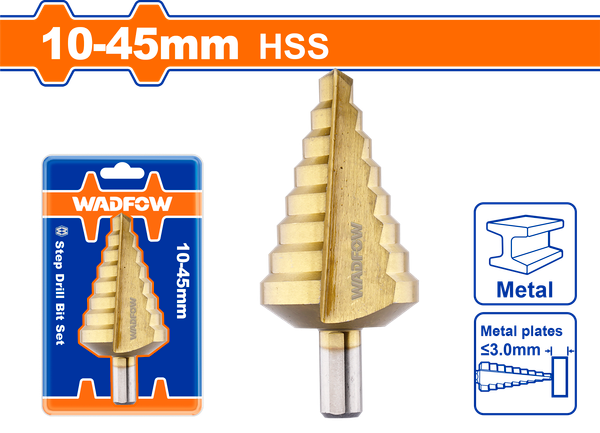 Mũi Khoan Tháp 10-45mm WADFOW WJD1405