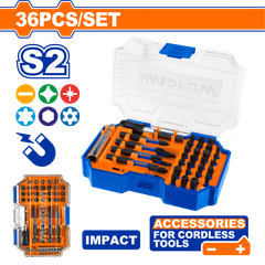 Bộ 36 Mũi Bắt Vít Đóng Wadfow WBS4B36