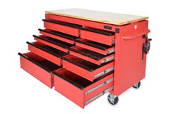 Tủ dụng cụ CSPS 142cm - 10 hộc kéo màu đỏ VNEC14210BC1M