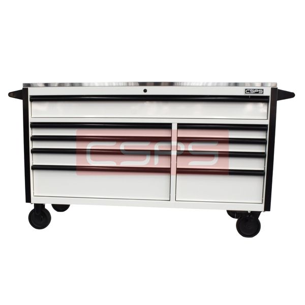 Tủ dụng cụ CSPS 152cm - 09 hộc kéo màu trắng VNTC15209BJ1M