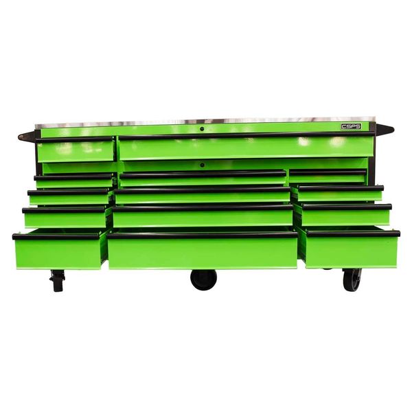 Tủ dụng cụ CSPS 183cm - 14 hộc kéo màu xanh lá VNTC18314B61M