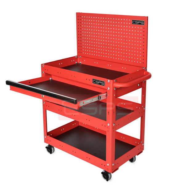 Xe đẩy CSPS 3 ngăn - 71cm màu đỏ VNUQ071XDBC3