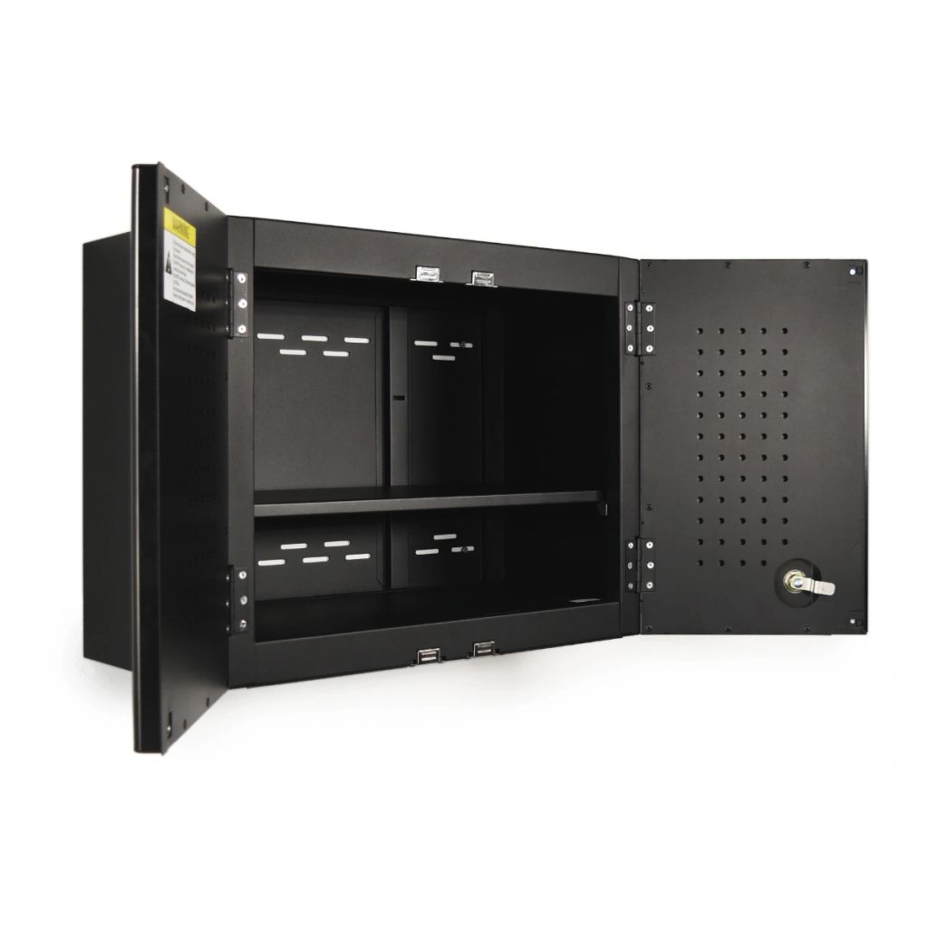 Tủ dụng cụ treo tường CSPS W61 x H45cm - 01 ngăn màu đen VNWC061H45A1BB1