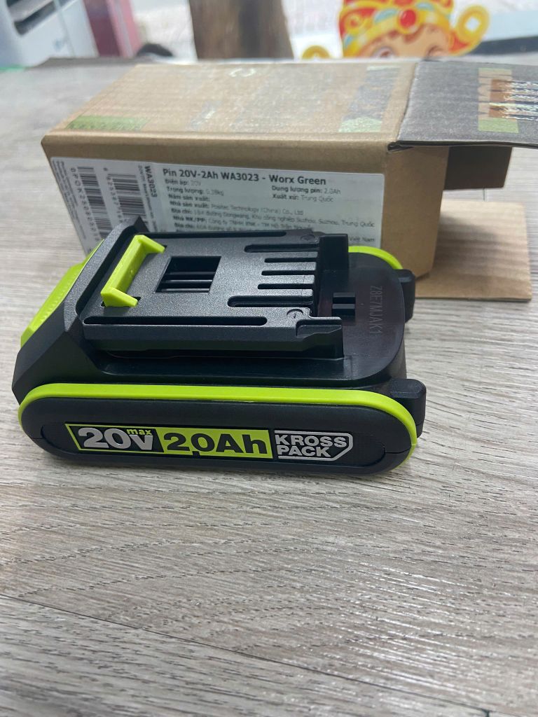 Pin 20V-2Ah Worx WA3023