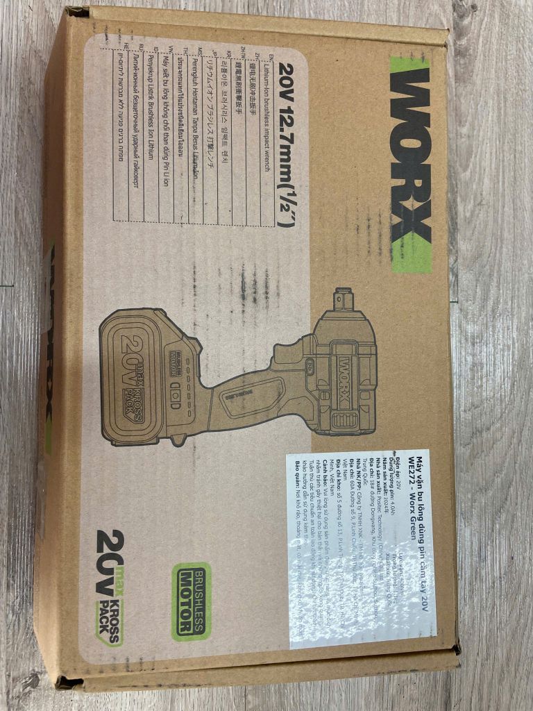 Máy siết bulon cầm tay 20V Worx WE272