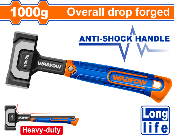 Búa tạ tay cầm chống sốc 1000g WADFOW WHM8341