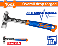 Búa đầu tròn tay cầm chống sốc 16oz/ 450g WADFOW WHM8356