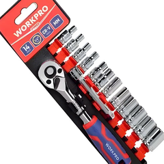 Bộ đầu cờ lê thay thế (1 set = 12 cái), kích thước 1/2 inch Workpro - WP202558