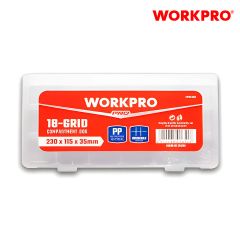 Hộp đựng đồ nghề chia ngăn 18 ô, bằng nhựa WP283006