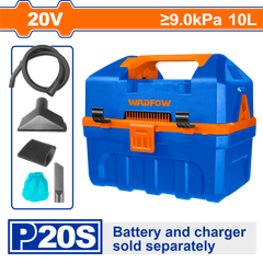 Máy Hút Bụi Dùng Pin 20V-10L (không Kèm Pin Và Sạc) WADFOW WQV2A10