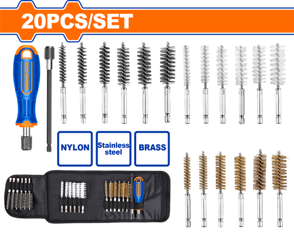 Bộ 20 Cọ Thép Vệ Sinh ống WADFOW WTB4520