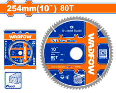 Lưỡi Cưa Gỗ TCT 254mm-80T WADFOW WTC1K12