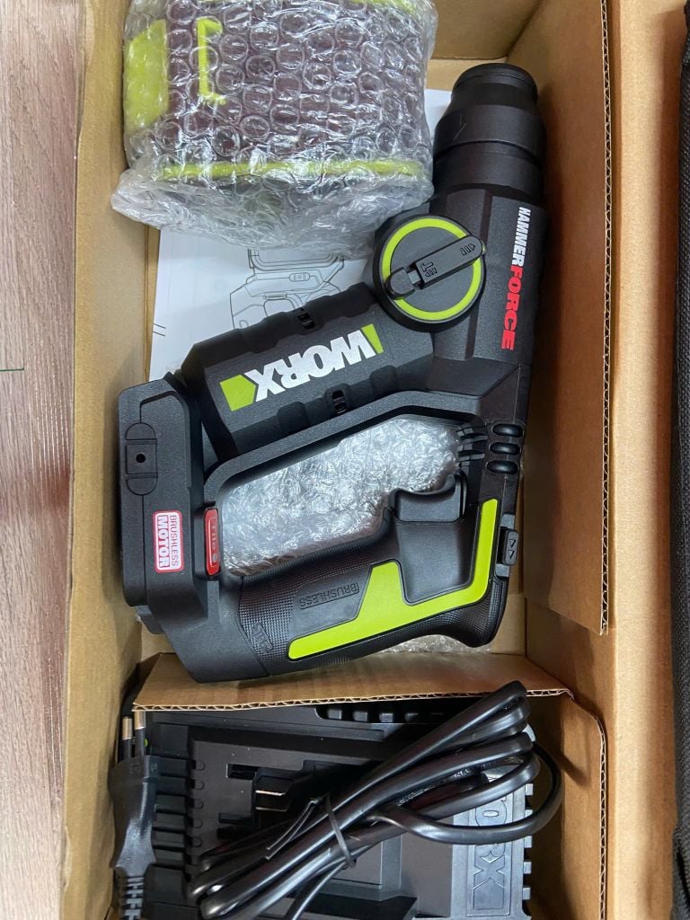 Máy khoan đục bê tông cầm tay 20V Worx WU380S