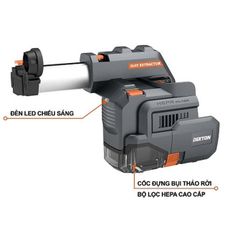 36000RPM Máy Hút Bụi Liên Kết Khoan DEKTON M21-DX2803PRO