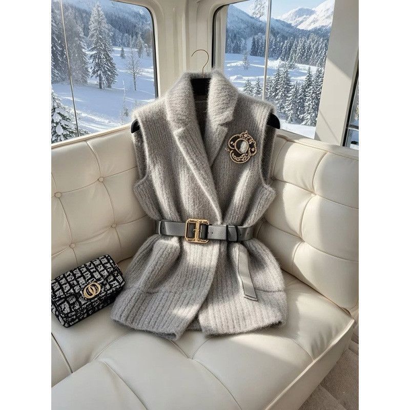 Áo len dệt kim phong cách châu Âu AKG133