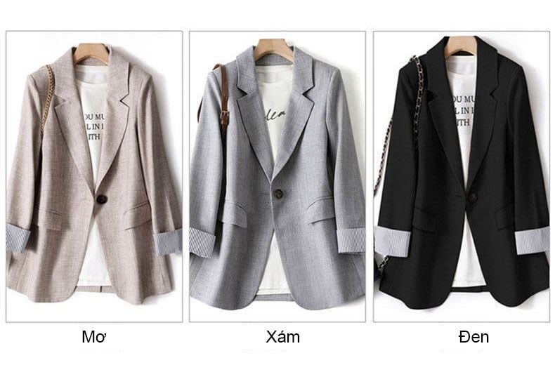 Áo khoác vest nữ phong cách Hàn Quốc AKG141