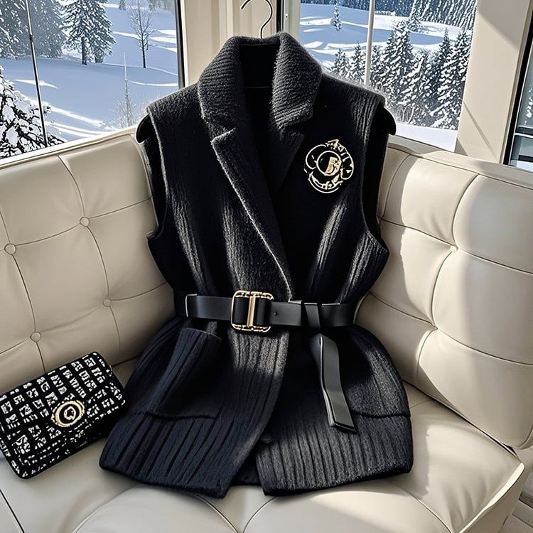 Áo len dệt kim phong cách châu Âu AKG133