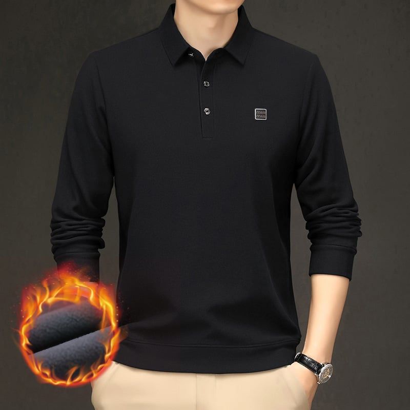 Áo Polo Nam Dài Tay Giữ Nhiệt AKN149