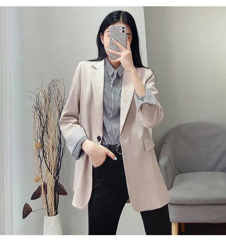 Áo khoác vest nữ phong cách Hàn Quốc AKG141